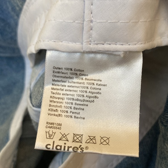 Claire’s Denim Patchwork Bucket Hat - Picture 5 of 8